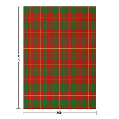 Clan Cameron Tartan Gift-ready Throw Blanket