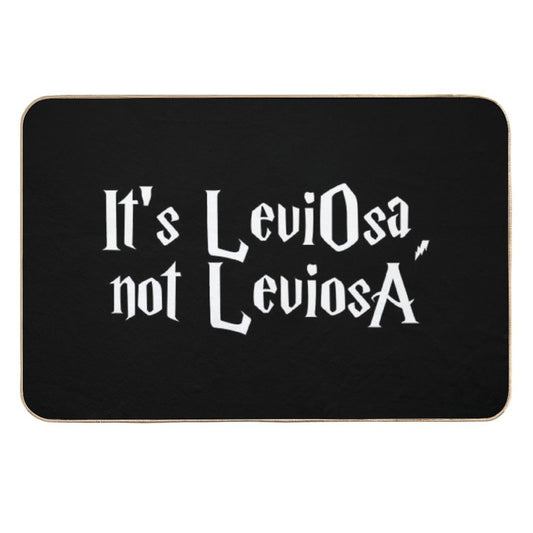 Is LeviOsa, Not LeviosA  Absorbent Bath Mat