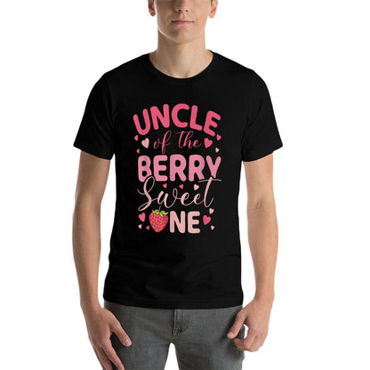 Uncle Of The Berry Sweet One Strawberry First Birthday  Odor-resistant T-Shirt