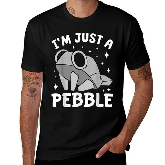 Im Just A Pebble - Funny Minimalist Humor Sarcastic  Vintage-inspired T-Shirt