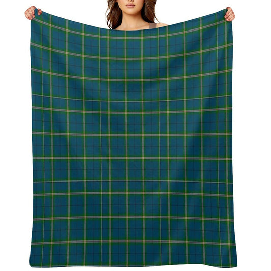 Clan Cleland Tartan Travel-friendly Throw Blanket