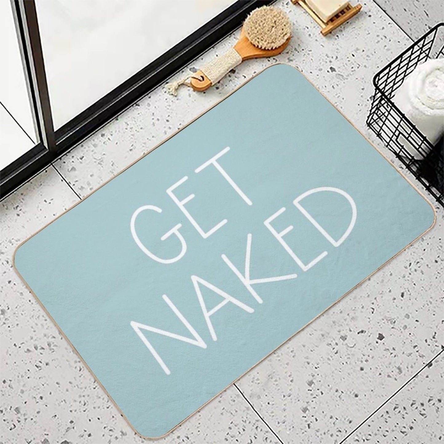 Get Naked Aqua  Versatile Bath Mat