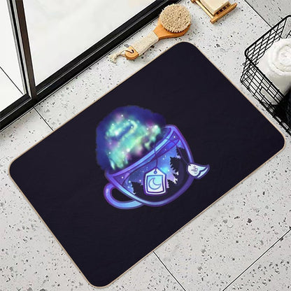 Aurora Borealis Tea - Dreamy Aesthetic  Long-Lasting Bath Mat