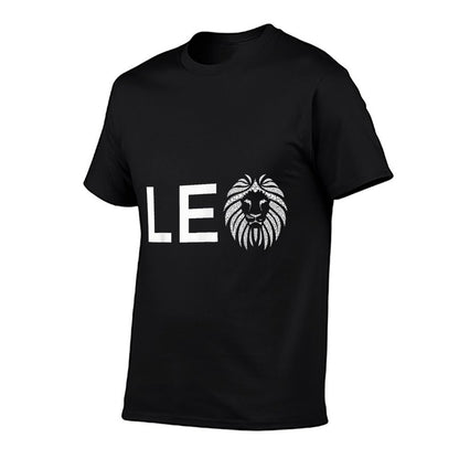 Leo Lion for August And July Birthday Gift  High-quality Stitching T-Shirt