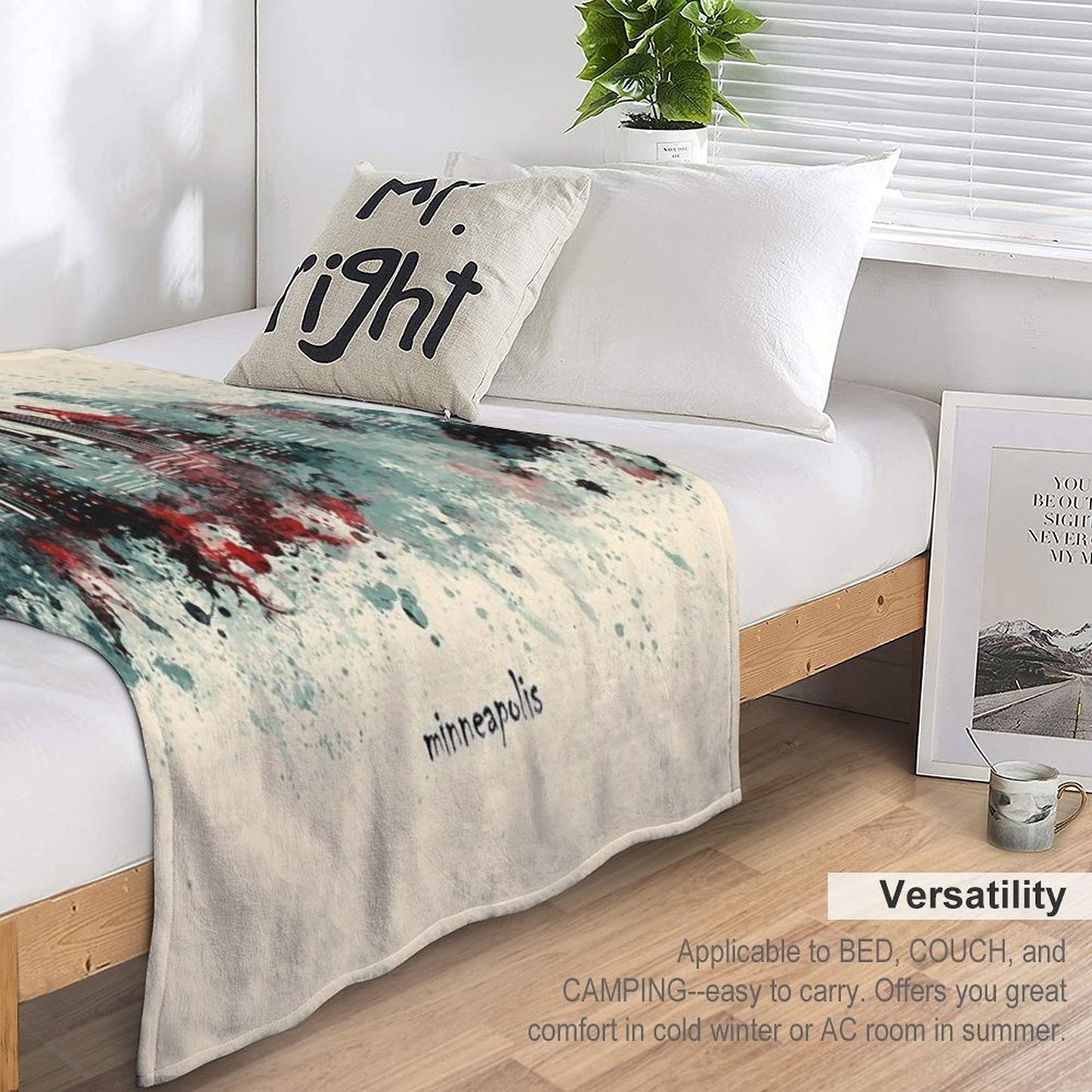 Minneapolis Skyline Comfort Throw Blanket