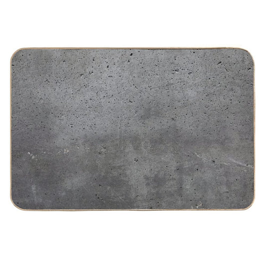 Grey Textured Concrete Wall Exterior  Versatile Bath Mat