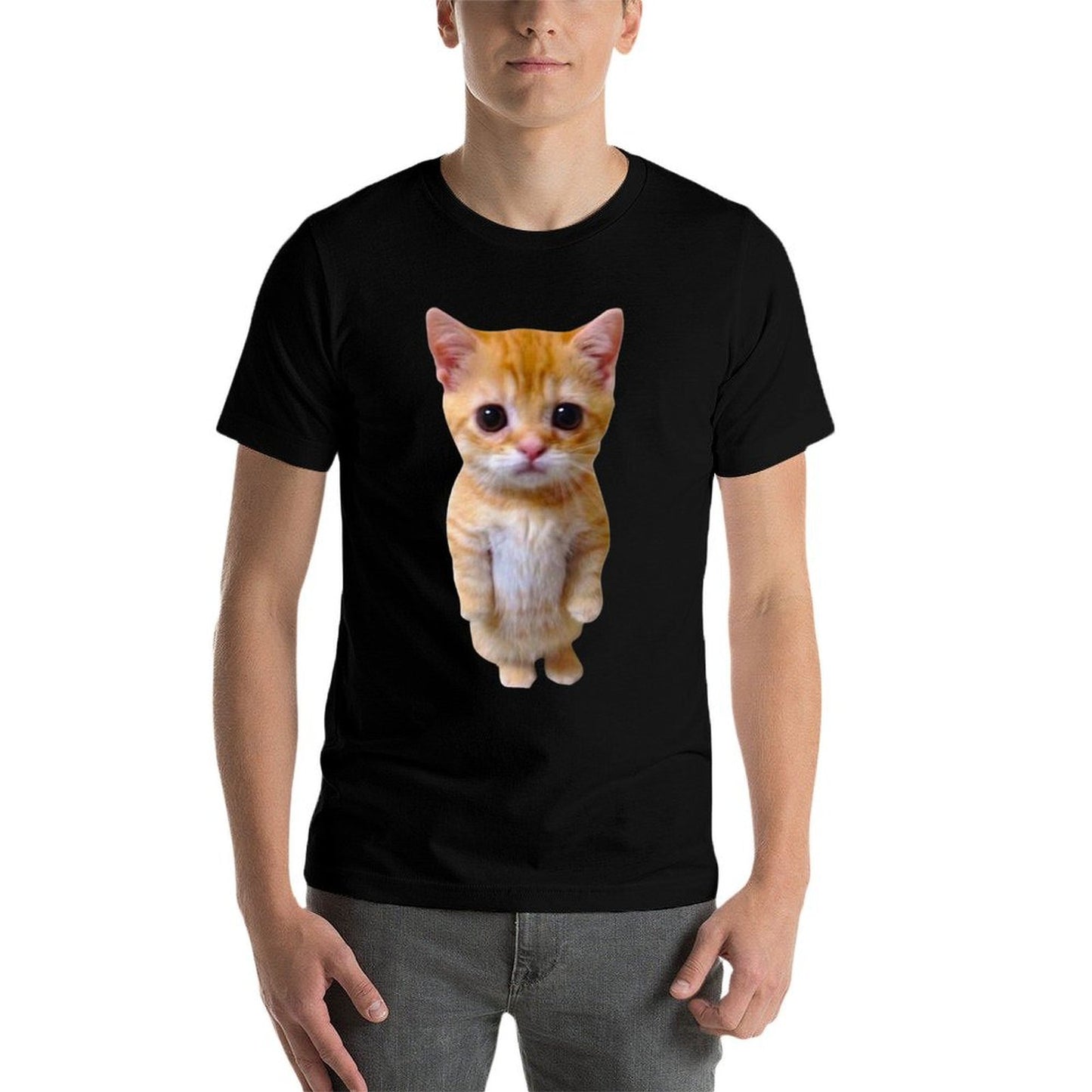 I Heart El Gato Cat Funny Meme Sad Crying Cat  Graphic-printed T-Shirt