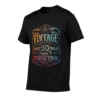 Vintage 1975 Limited Edition 50 Year Old 50th Birthday  Wrinkle-resistant T-Shirt