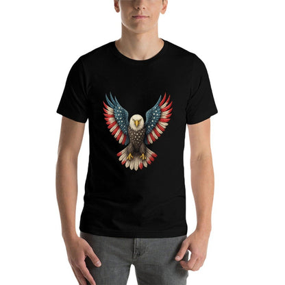 Patriotic Eagle Boys 4th of July  Durable T-Shirt