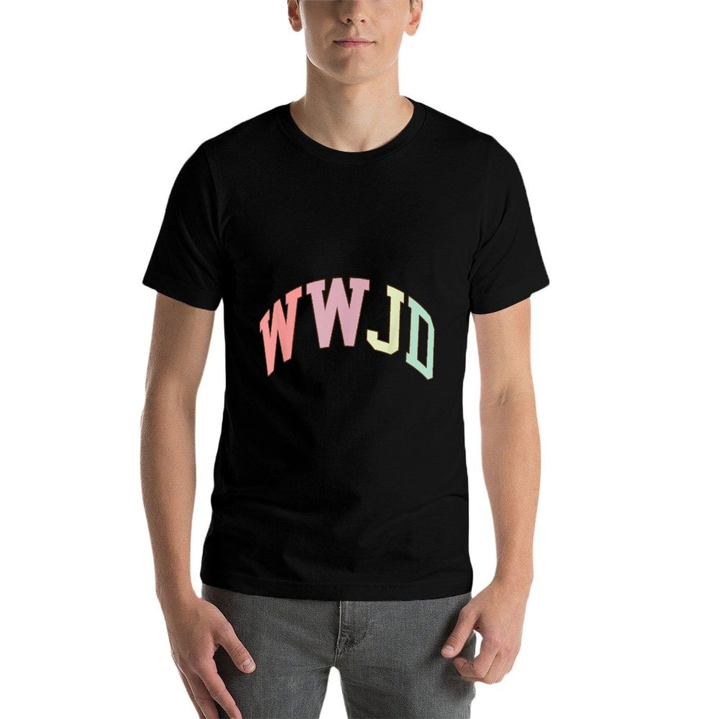WWJD What Would Jesus Do Christian Bible Faith Minimalist  Breathable T-Shirt