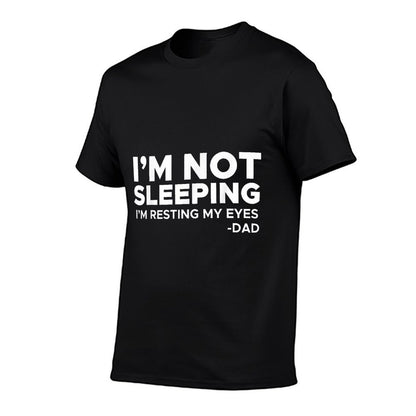 Happy Fathers Day 2021 Im Not Sleeping Vintage Mens  Tagless Design T-Shirt