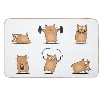 FITNESS CAT  Rapid-Drying Bath Mat