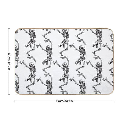 Dance With Death  Non-Slip Bath Mat
