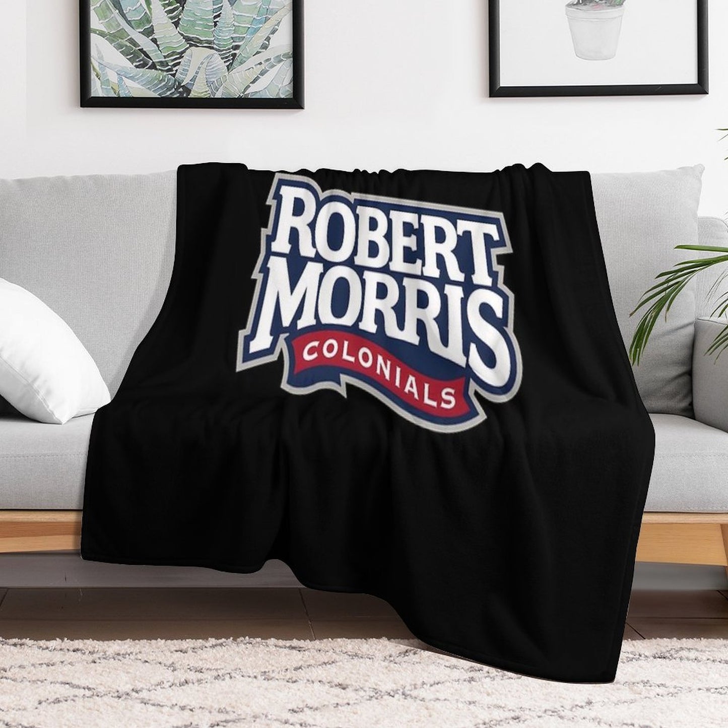 Robert Morris Colonials Worark Classic Versatility Throw Blanket