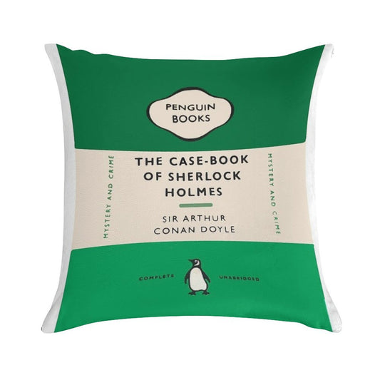 Penguin Book SH Design Soft Hidden Zipper Throw Pillow