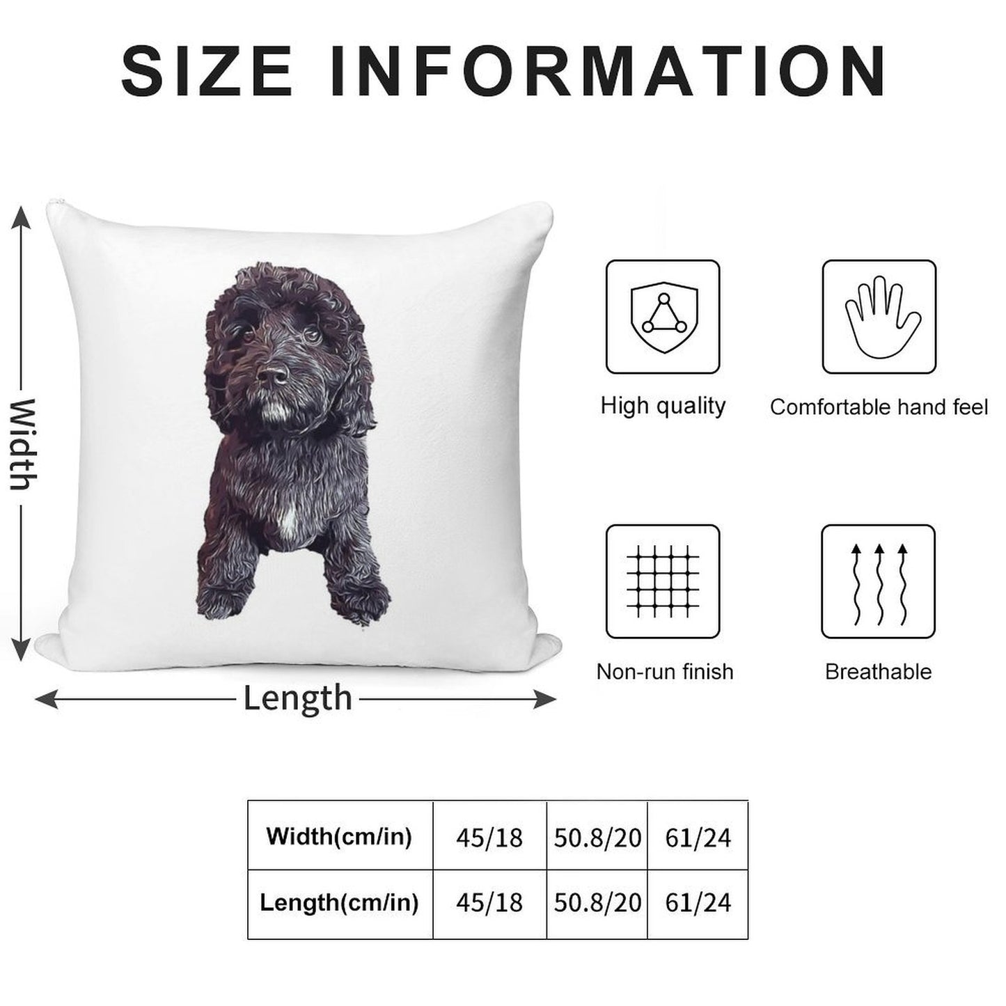 Cavapoo Cavoodle Cockapoo Cuteness Soft Style Accent Throw Pillow