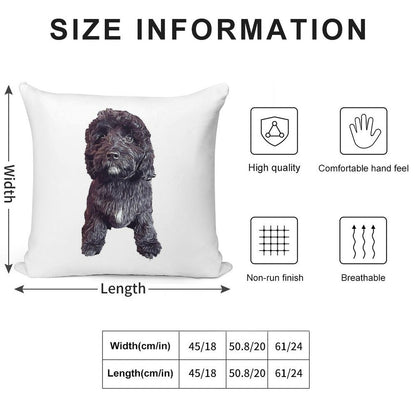 Cavapoo Cavoodle Cockapoo Cuteness Soft Style Accent Throw Pillow