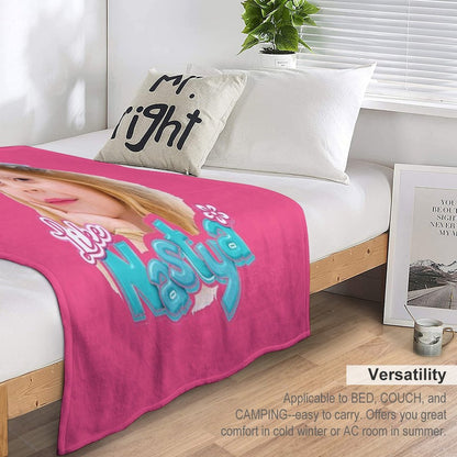 Like Nastya Girl Gift-ready Throw Blanket