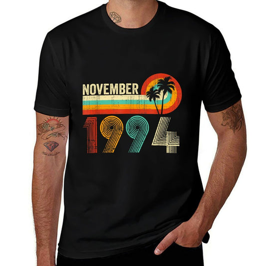 30 Year Old Vintage November 1994 Palm Tree 30th Birthday  Trendy Pattern T-Shirt