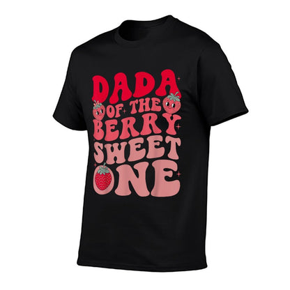Dada Of The Berry Sweet One Strawberry First Birthday  Affordable Price T-Shirt