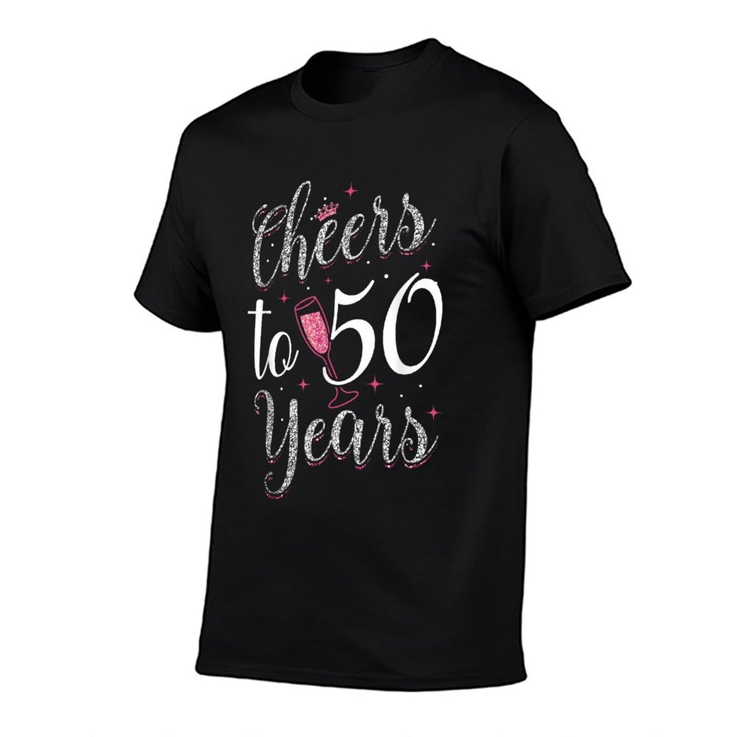 Cheers To 50 Years 50th Birthday  Moisture-wicking T-Shirt