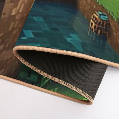 Minecraft Night  Stain-Proof Bath Mat