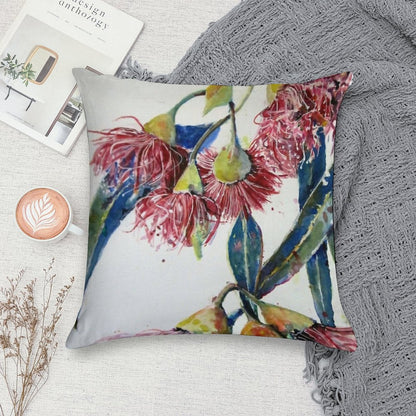 Eucalyptus Gum Blossoms2 Soft Durable Construction Throw Pillow