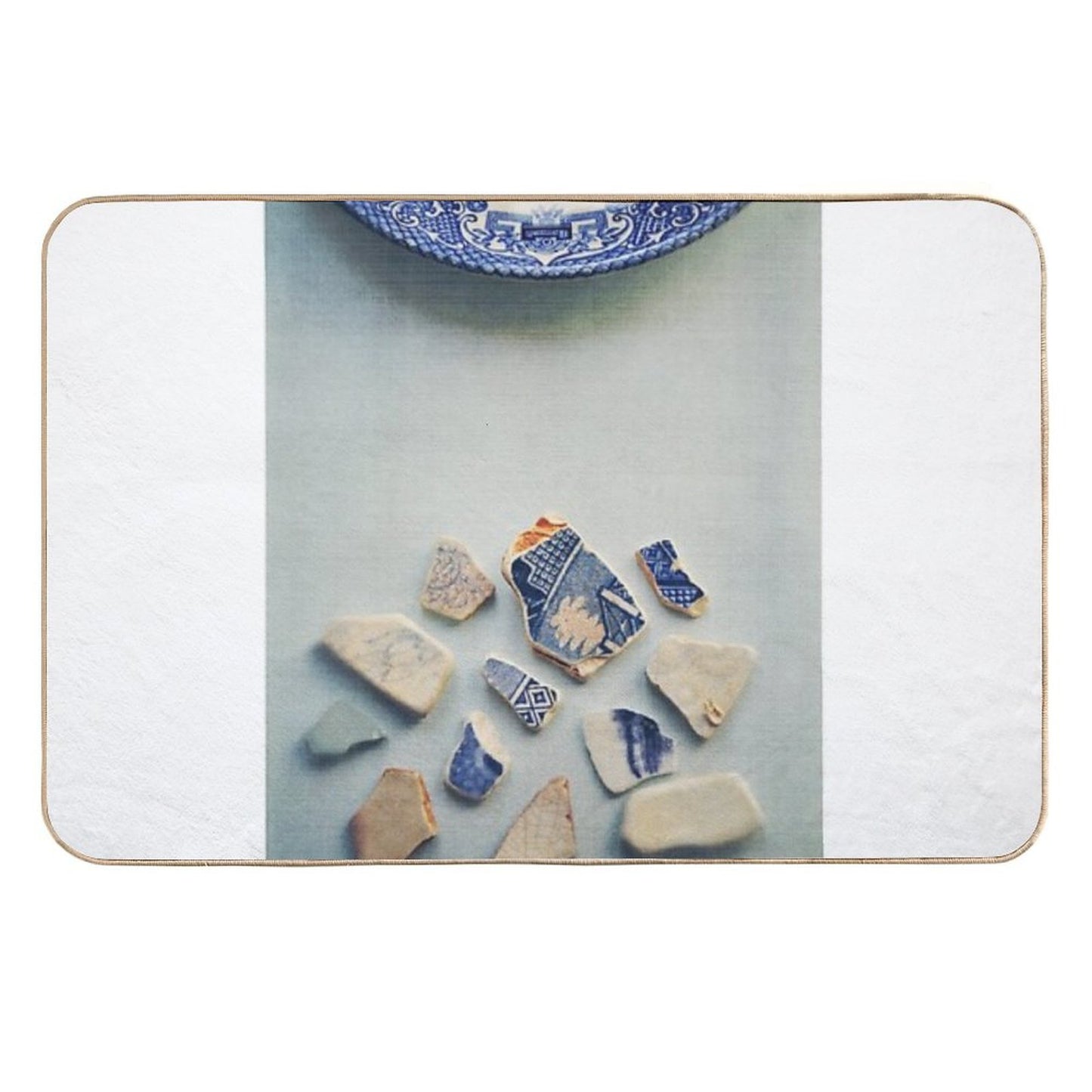 Picking Up The Broken Pieces.  Odorless Bath Mat