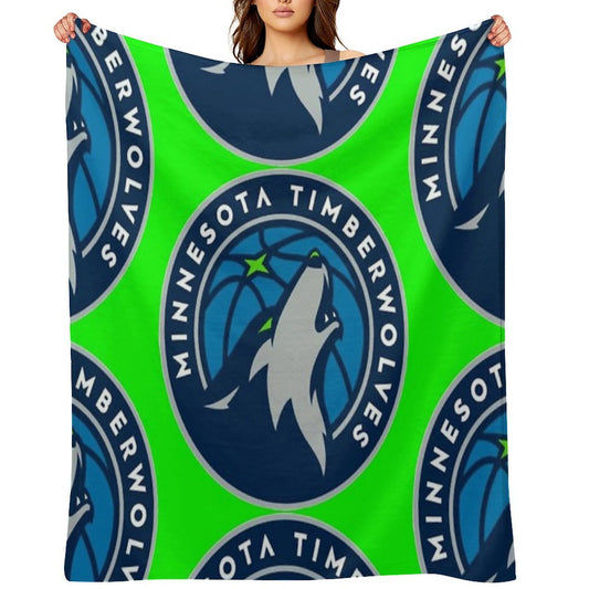 Minnesota Timberwolves Wrinkle-free Throw Blanket