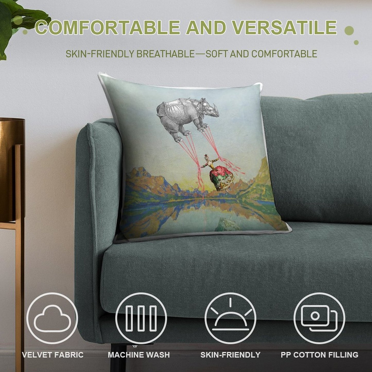 Aloft Soft Easy Maintenance Throw Pillow