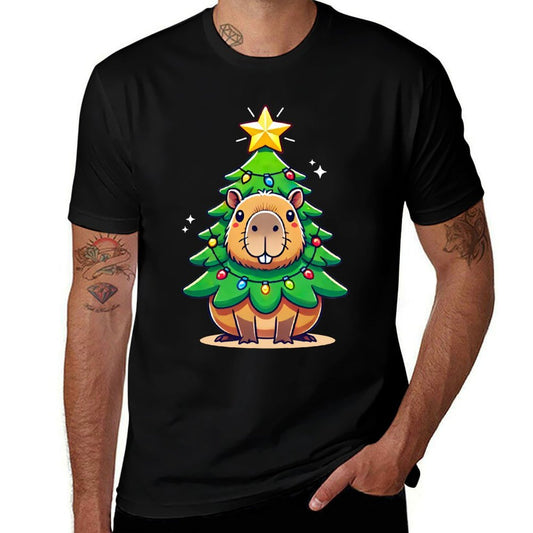 Capybara Christmas Sweatshirt  Durable T-Shirt