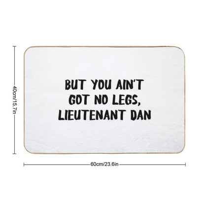 Forrest Gump Lieutenant Dan Funny Durable Bath Mat