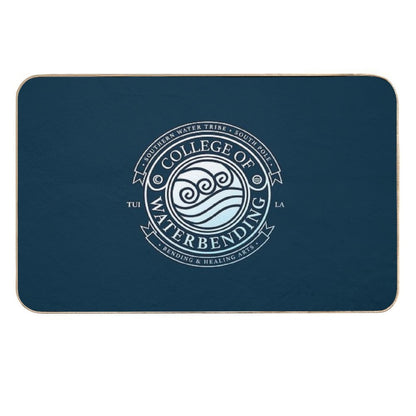ATLA College of Waterbending Avatar Inspired-Design  Repositionable Bath Mat