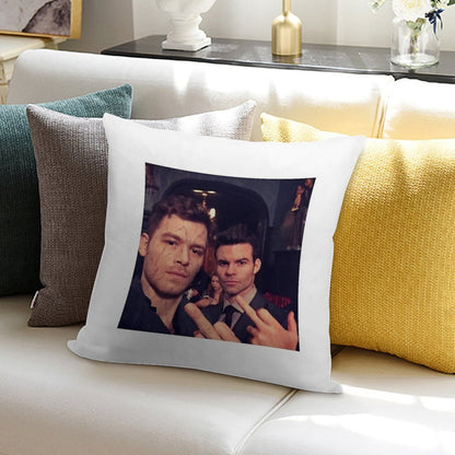 Klaus And Elijah Mikaelson Soft Style Accent Throw Pillow