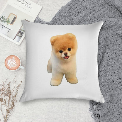 Cute Boo Puppy Soft Anti-Pilling Throw Pillow