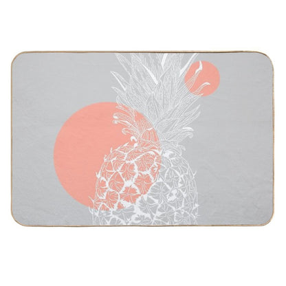 Pink Pinapple  Absorbent Bath Mat