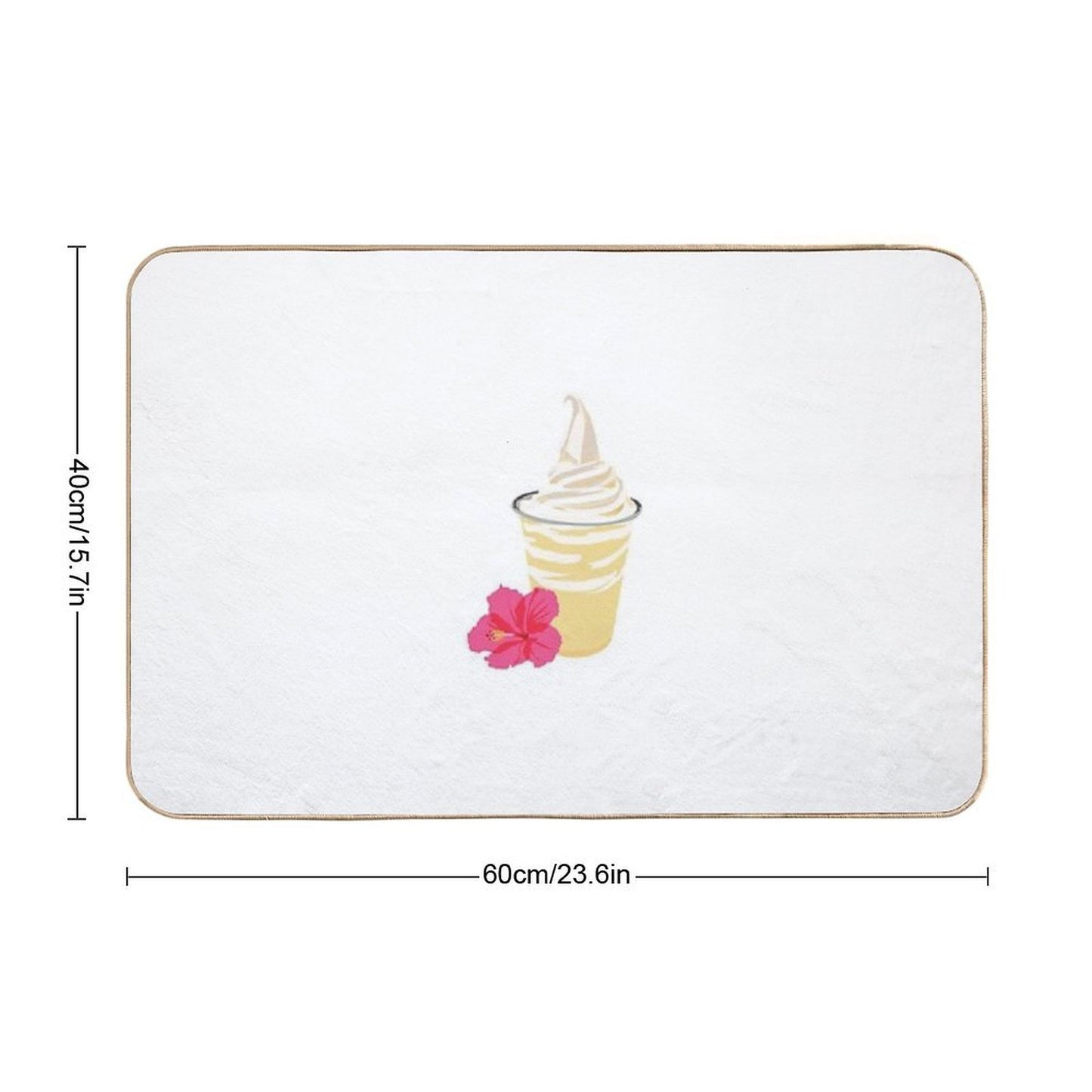 Dole Whip  Long-Lasting Bath Mat