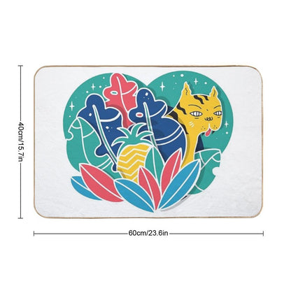 Jungle  Pet-Safe Bath Mat