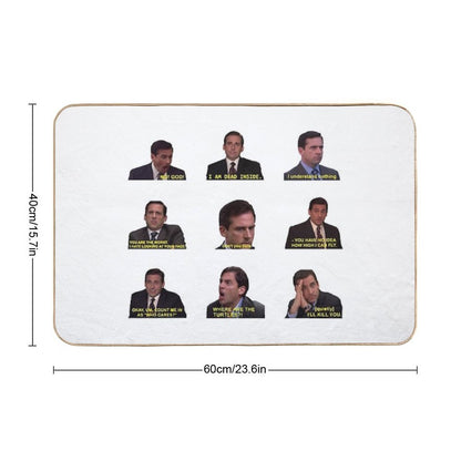 Michael Scott Quotes from The Office  Multi-Purpose Bath Mat