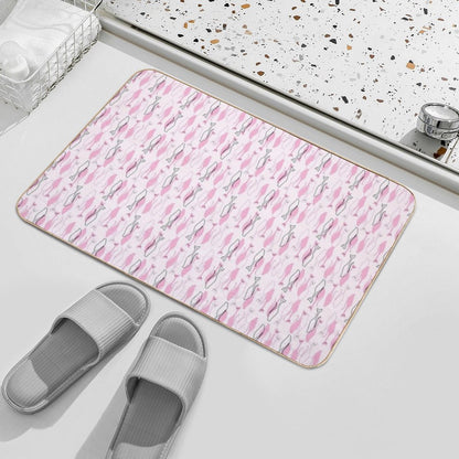 Atomic Kitties  Dirt-Trapping Bath Mat