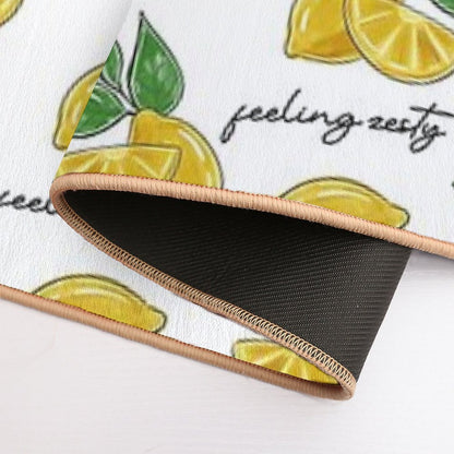 Lemons  Repositionable Bath Mat