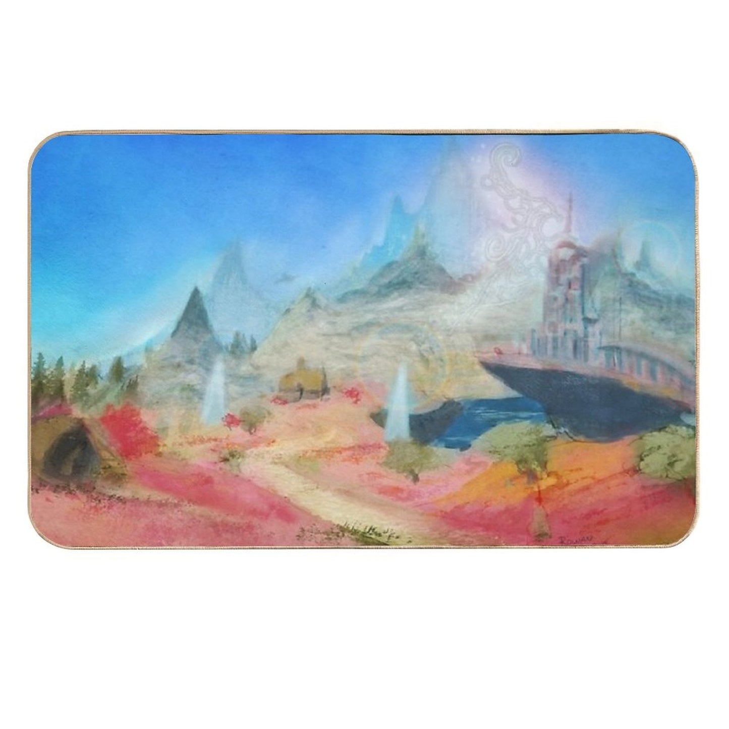 Il Mheg, The Faerie Kingdom  Slip-Resistant Bath Mat