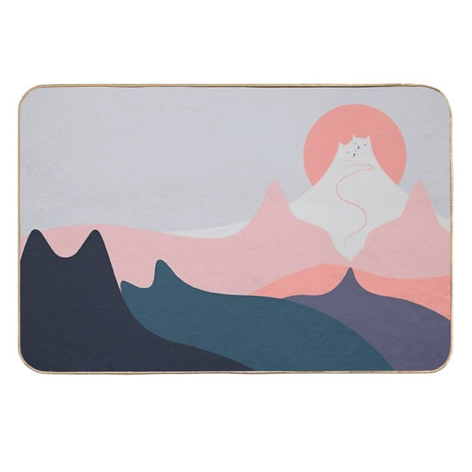 Cat Landscape 129  Versatile Bath Mat