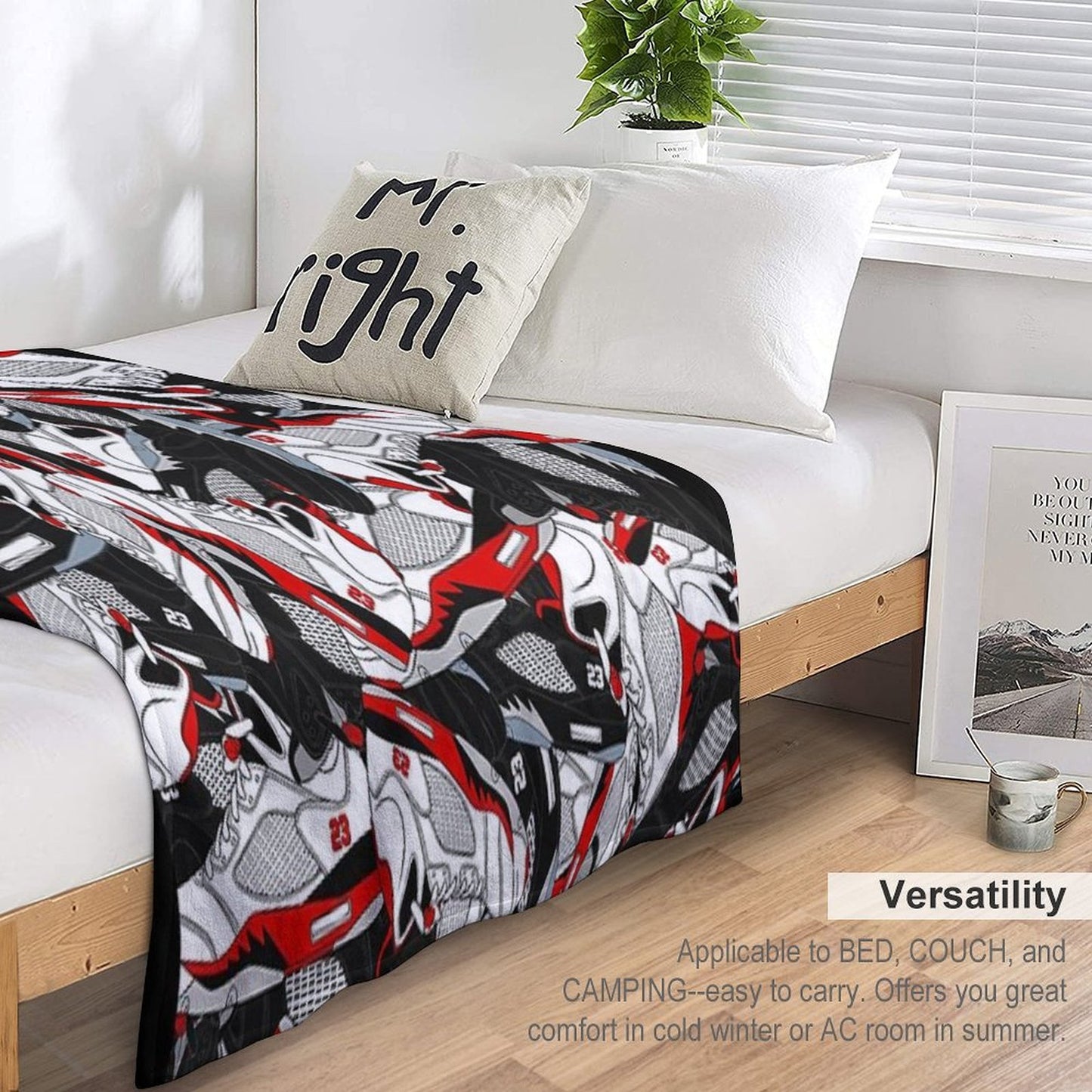 J5 Artwork Comfort Throw Blanket