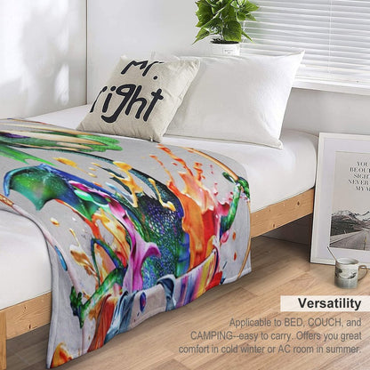 Dragon Artist Eco-conscious Throw Blanket