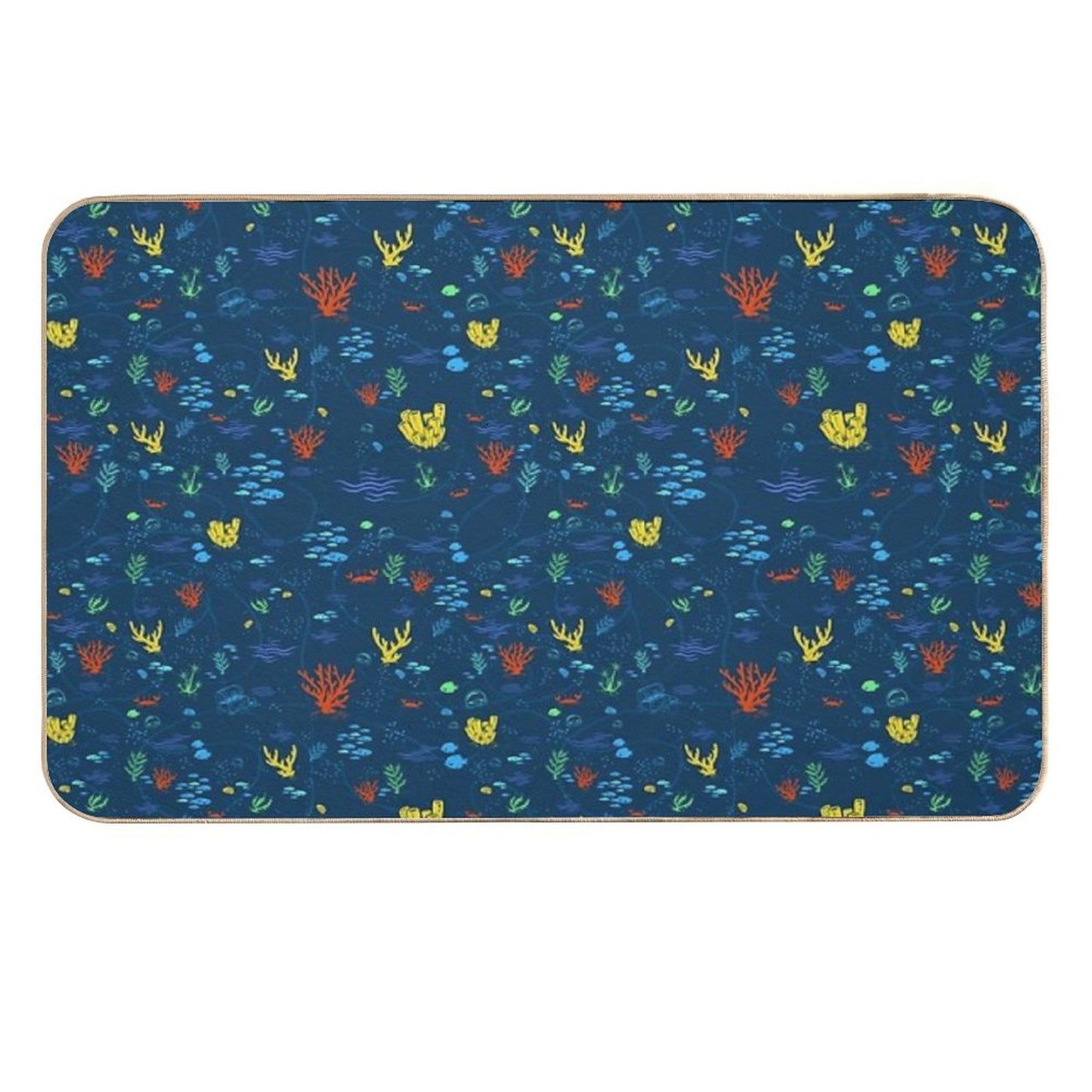 Deep Sea Rainbow  Rapid-Drying Bath Mat