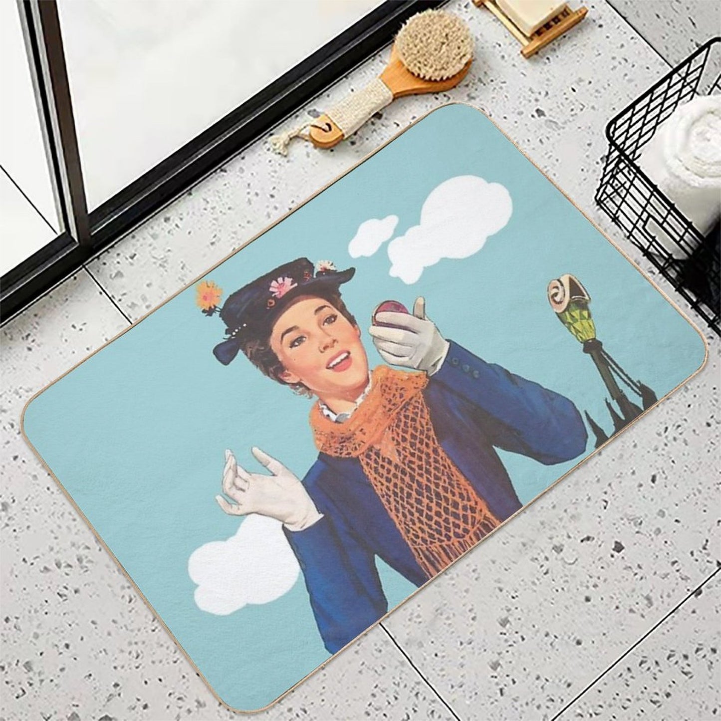 Mary Poppins XVII  Absorbent Bath Mat