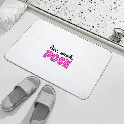 Live Work Pose Fx Tv Show  Stain-Proof Bath Mat