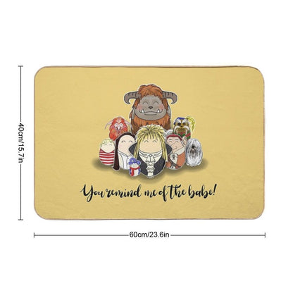 You Remind Me of The Babe  Eco-Friendly Bath Mat