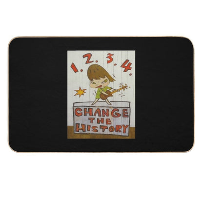 Birthday Gift Yoshitomo Nara  Repositionable Bath Mat